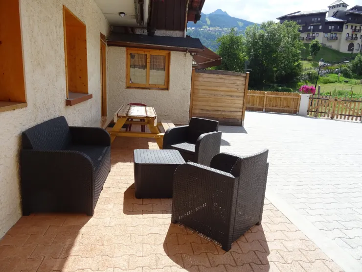 terrace in summer