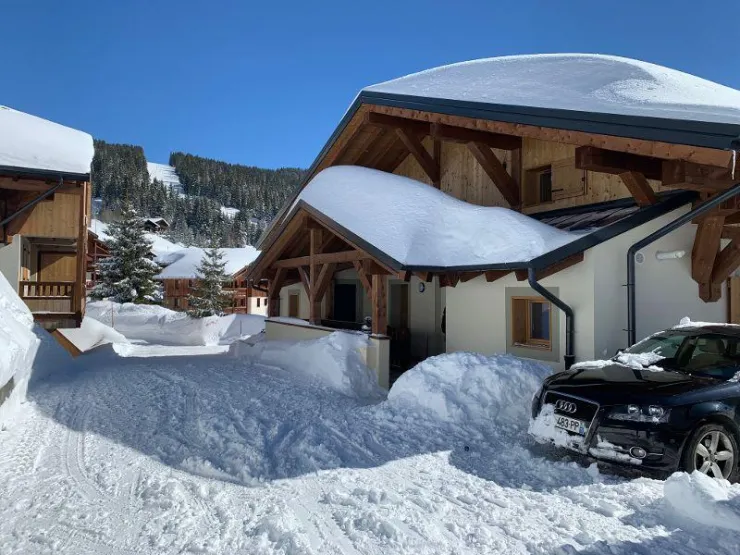 L'entrée du chalet