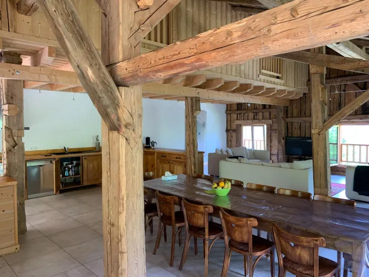 Espace vivre, coin salle a manger (reference a plan)