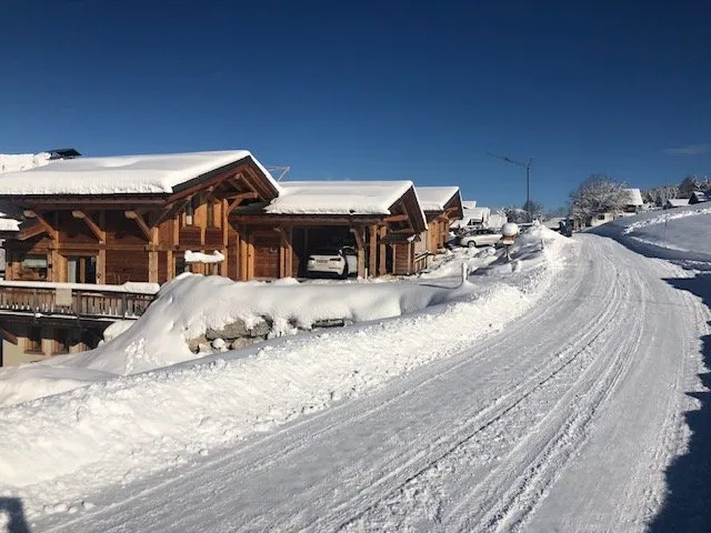 View of the Chalet from the Bel Avoine road