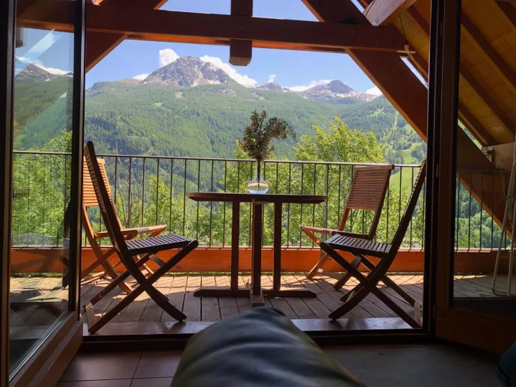 Vue terrasse du 1er étage