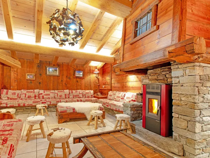 Chalet Père Marie - living room