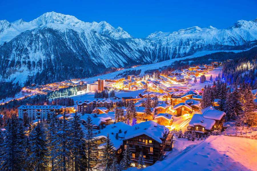 station de ski de luxe en France