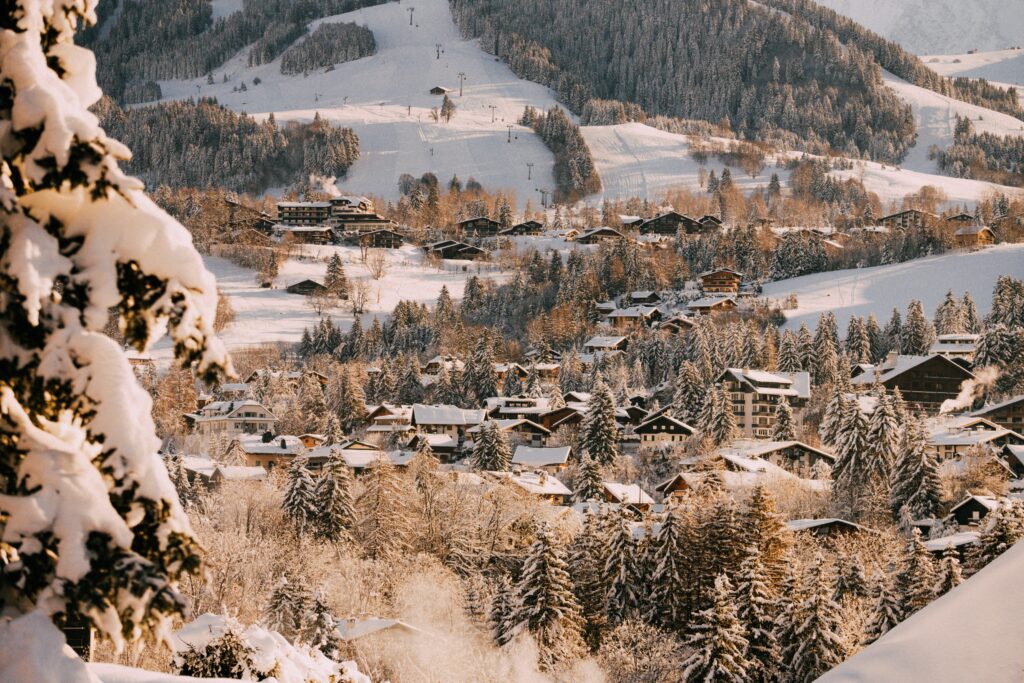 Megève, station de ski de luxe en France